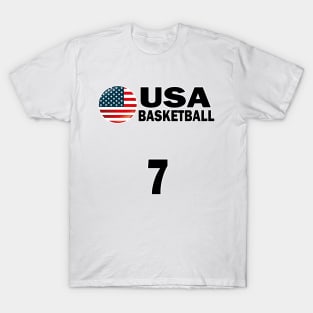 USA Basketball Number 7 T-shirt Design T-Shirt